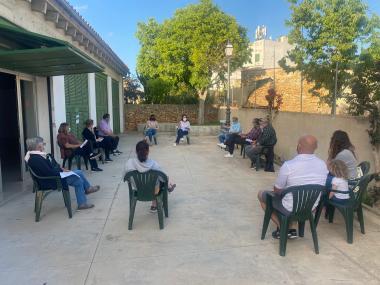 Reunió informativa dels pressuposts participatius a Can Lluís de Pina que amb aquest procés participatiu serà dotat d'equipament per acollir un Casal de Joves