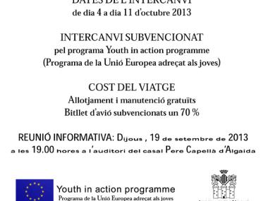L'Ajuntament promou un intercanvi cultural dels joves d'Algaida amb els d' Afitos, Halkidiki, de Grècia