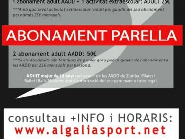 Algalia i l'AMPA llancen l'activitat de "Ballet i Balles Moderns"
