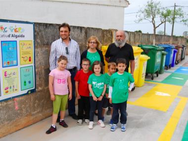 El col·legi P. Bartomeu Pou estrena el parc verd educatiu