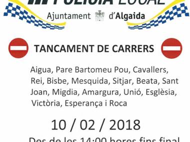La Rua s'ajorna a diumenge dia 11 de febrer