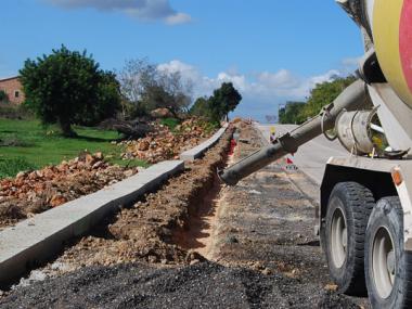 Projecte construcció d'un passeig per a vianants.